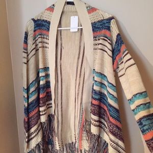 NWT Nordstrom's Fringe Sweater
