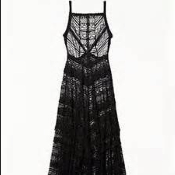 Free People Lace Apron Dress