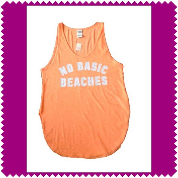 PINK Open-Side "NO BASIC BEACHES" Cover-Up SZ S