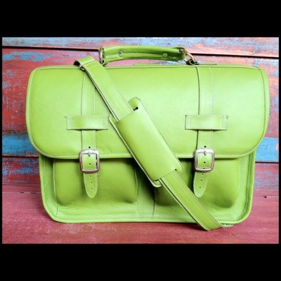 Large genuine leather DIAZ bag