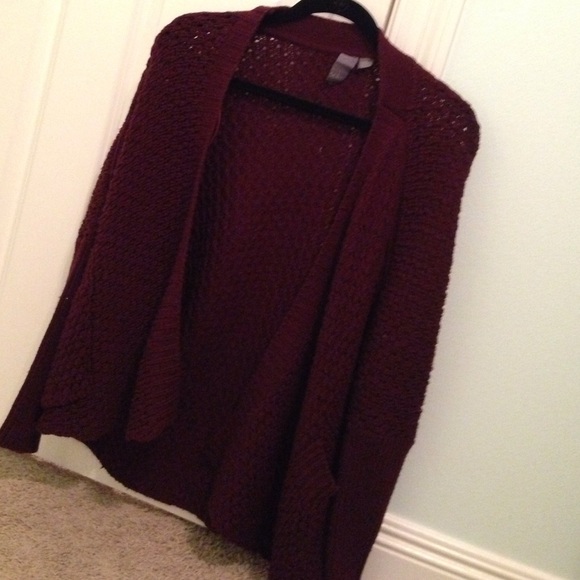 burgundy slouchy sweater - Picture 1 of 1