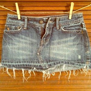 Abercrombie & Fitch Jean Skirt