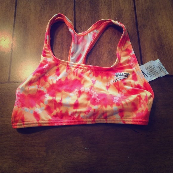 Speedo orange and yellow top