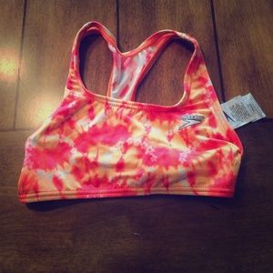 Speedo orange and yellow top