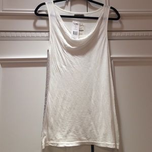 White Michael Stars top with sequins on the side