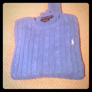 Ralph Lauren long sleeve blue sweater