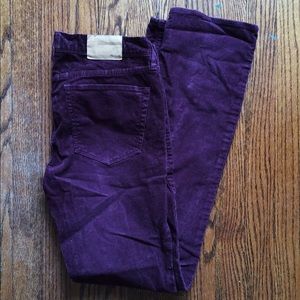Maroon Madewell corduroys