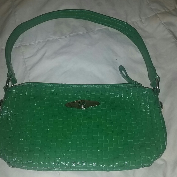 Elliott Lucca green genuine leather bag