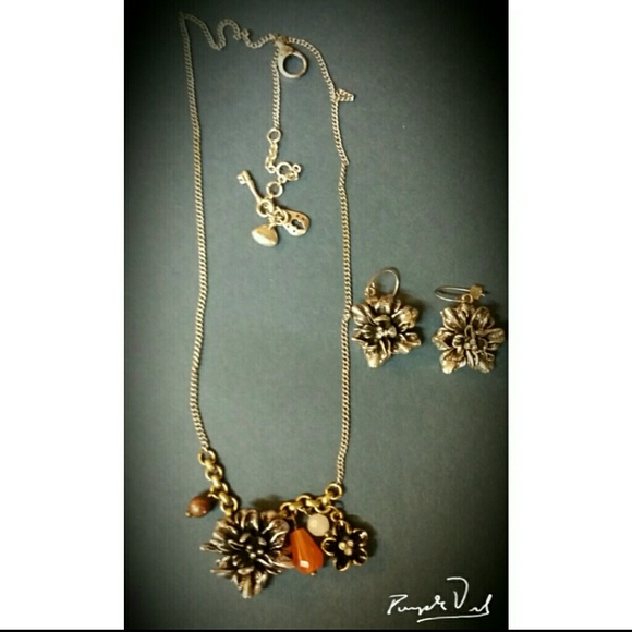 Fossil Earring and Necklace
