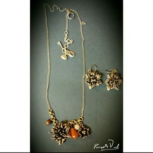 Fossil Earring and Necklace