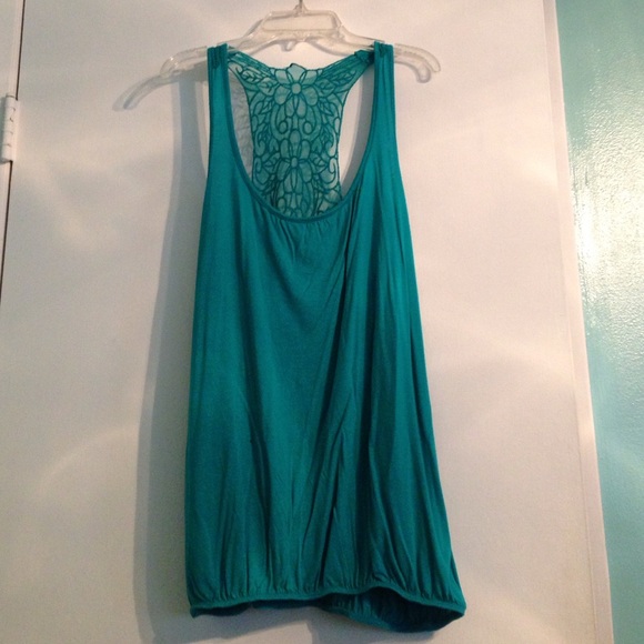 Teal tank top