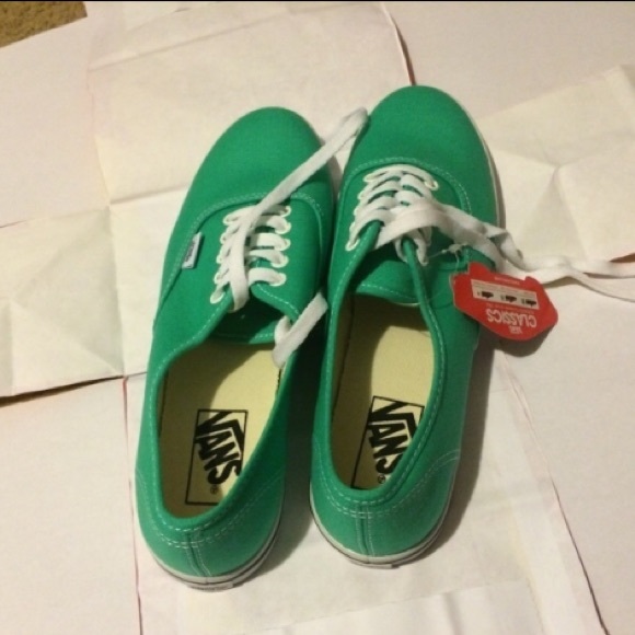 Mint green Vans