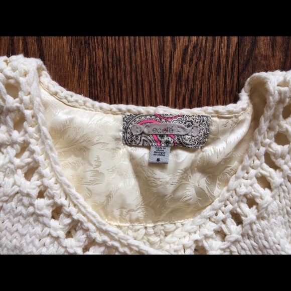 Ecoté bolero sweater - Picture 3 of 3