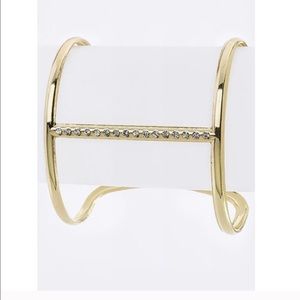Gold cuff bracelet