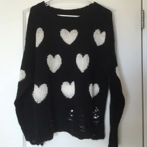 Ripped Sweater Wildfox