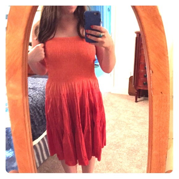 Strapless dress