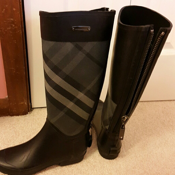 **Sold** Burberry Rain Boots - Picture 4 of 4