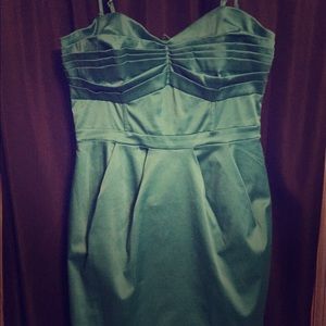Emerald green dress