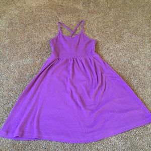 Baby Rib Cross-Back Dress