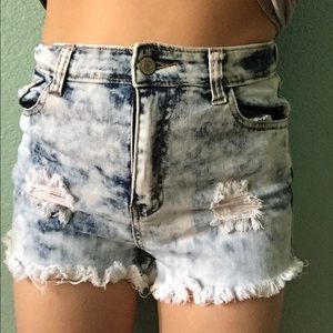 High waisted shorts