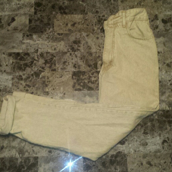 Paris Blues-Mustard coloured jeans