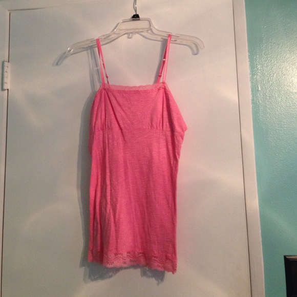 Light pink Cami with built in bra