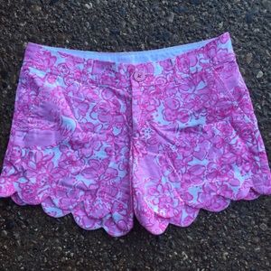 Lilly Pulitzer "She's A Fox" Buttercup Shorts.