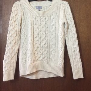 Cable knit sweater