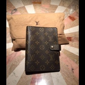 Original Louis Vuitton agenda cover