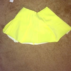 Yellow skater skirt