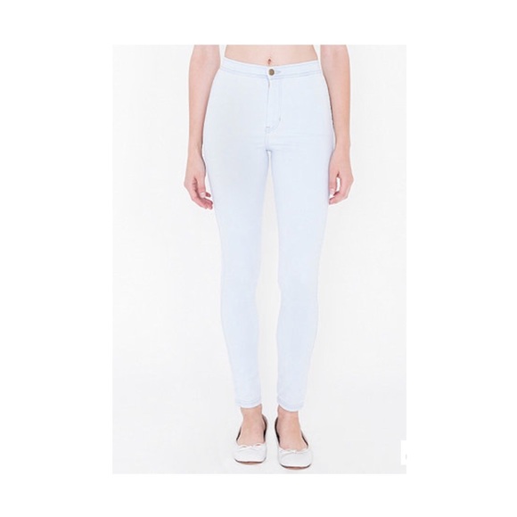 American apparel super light wash pants
