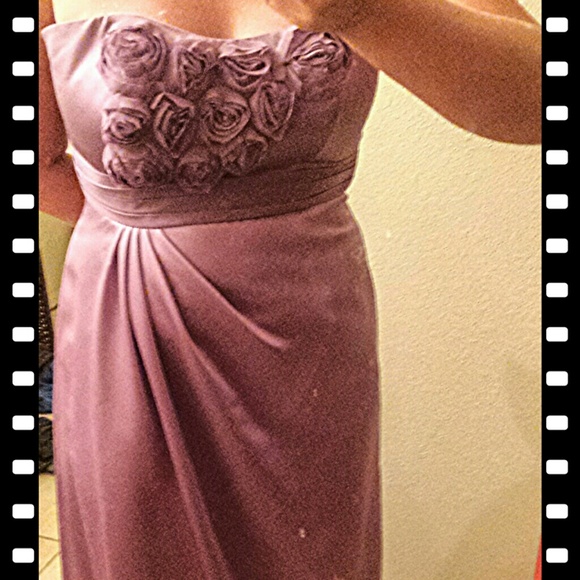 Purple bridesmaid dress