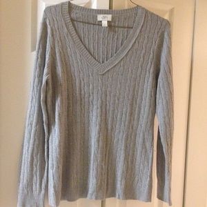 LOFT gray sweater