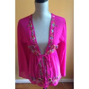 Pink beaded wrap