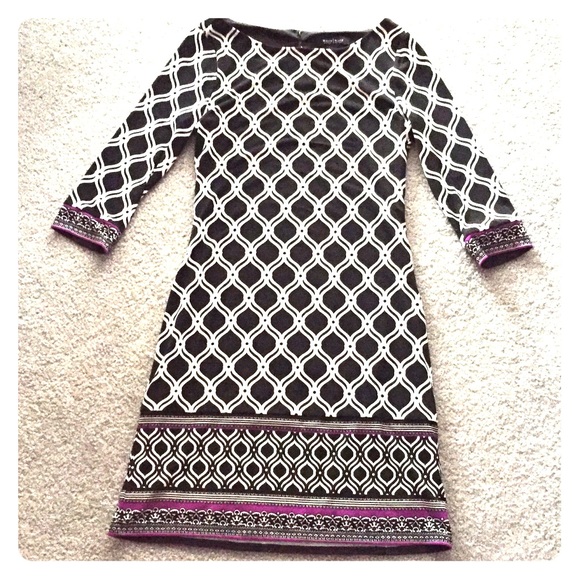 White House Black Market XS Matte Jersey Chemise