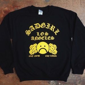 SADGIRL sweatshirt (American Apparel)