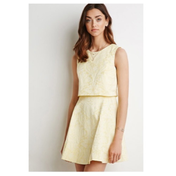 Forever 21 Dresses & Skirts - NWT Forever 21 Baroque Jacquard Layered Dress