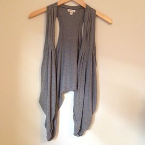 grey heather festival vest