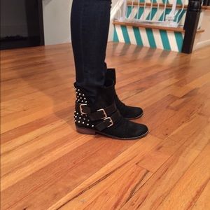 Dolce Vita suede moto boots