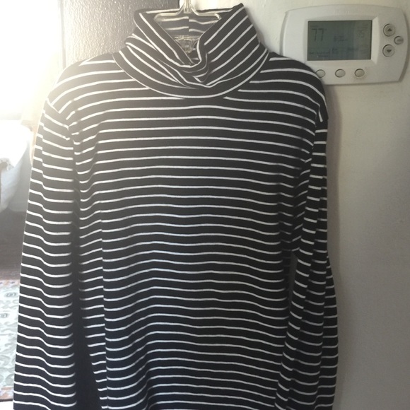 American Apparel black/white turtleneck