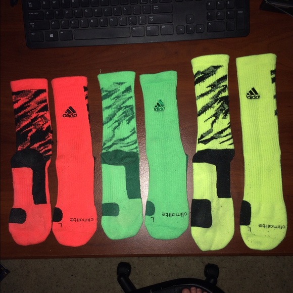 Adidas Neon Camo Socks