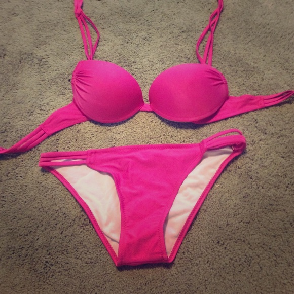 Pink bikini