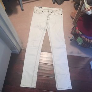 Cheap Monday white skinny jeans