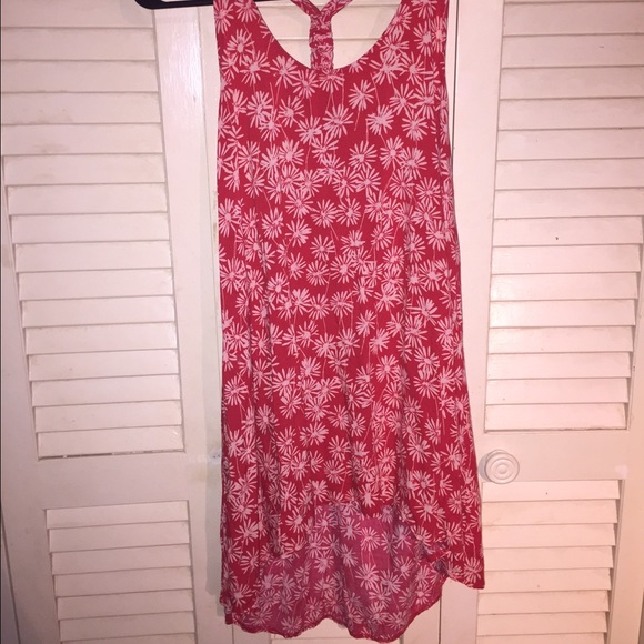 Forever 21 floral red dress