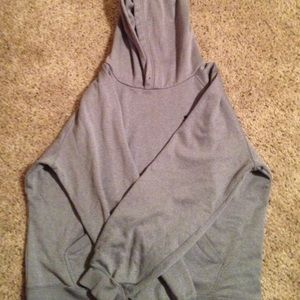 Blue-Grey Hooded Sweatshirt