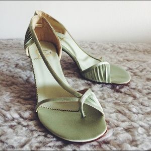 Christian Louboutin Satin Ruched Pump