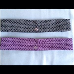 Two Lululemon Flyaway Tamer Headbands