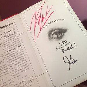 Autographed Kat Von D book