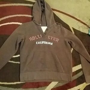 Brown long sleeve hoodie