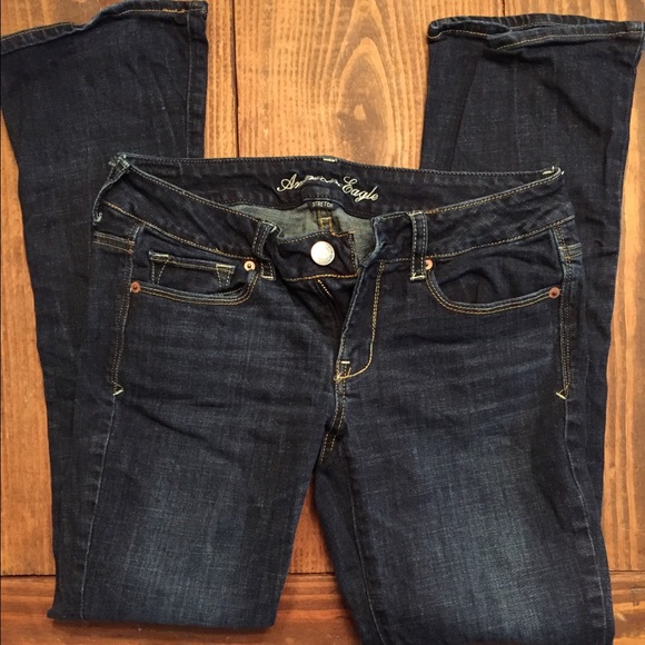 AE | SKINNY KICK JEANS | Blue Sequined Pockets